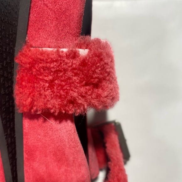 Rag & Bone Coral Shearing Chunky Platform Evin Slip On Woman’s Buckle Sandals 11 - Picture 12 of 16